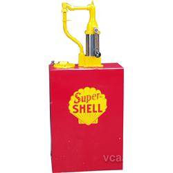 Vintage Super Shell Gas Station Hand Pump Oil Station