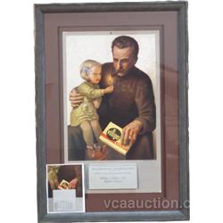 Villiger Export Cigar Cardboard Advertisement