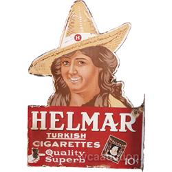 HELMAR Turkish Cigarettes Die-Cut Double Sided Flange P