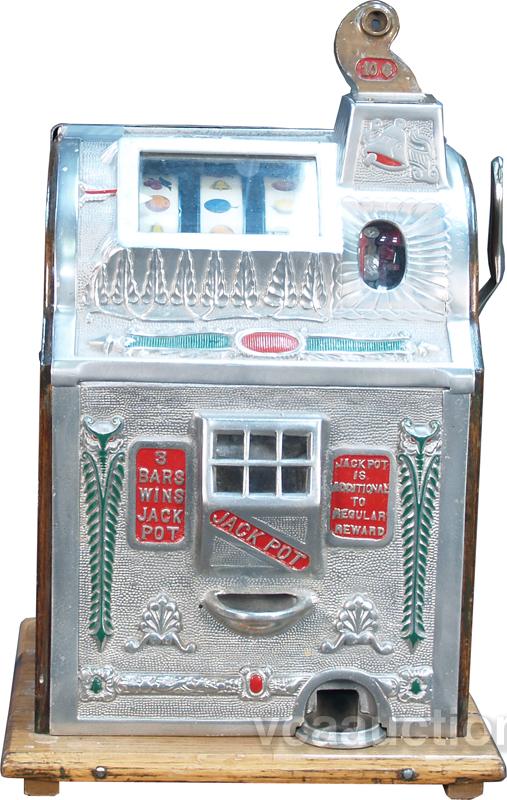 10 Cent Mills Gooseneck Jackpot Slot Machine