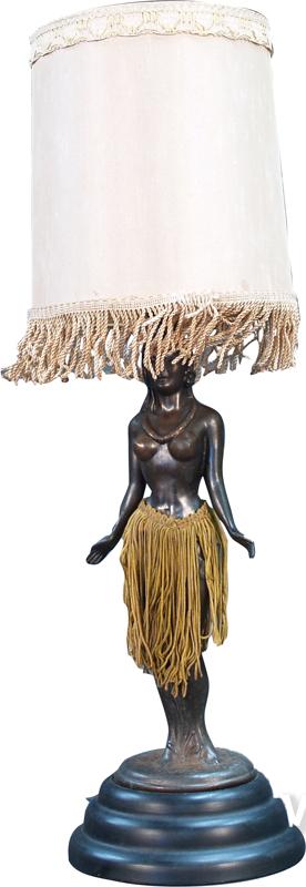 vintage hula lamp