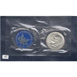 1973 EISENHOWER UNC SILVER DOLLAR $1