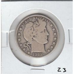 1912 D BARBER HALF