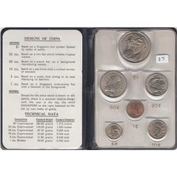 SINGAPORE MINT SET 1967 WITH $1