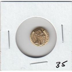 MEXICO GOLD WEDDING TOKEN 1865