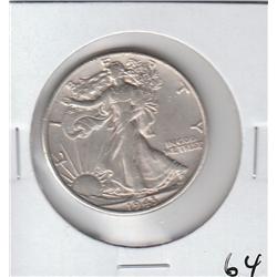 WALKING LIBERTY HALF 1943