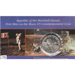 $5 FIRST MAN ON MOON COMMEMORATIVE