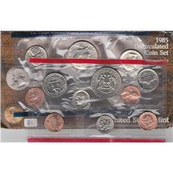 1985 P AND D MINT SET