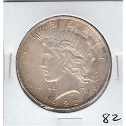 1922 PEACE DOLLAR