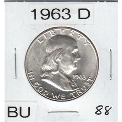 1963 D FRANKLIN HALF