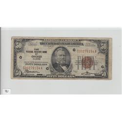 $50 FRBN CHICAGO 1929