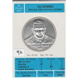 PROOF SILVER ROUND LOW 650 MINTED CLAD