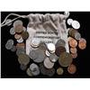 Image 1 : CANVAS BAG FULL OF FOREIGN COINS