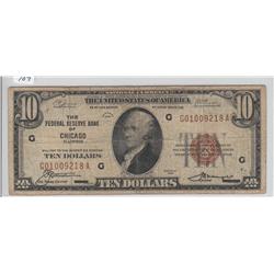 $10 FRBN CHICAGO 1929