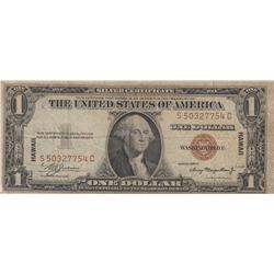 $1 HAWAII SILVER CERTIFICATE 1935