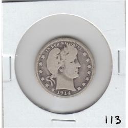 BARBER 1914 QUARTER