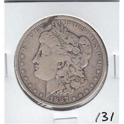1887 $1 SILVER MORGAN