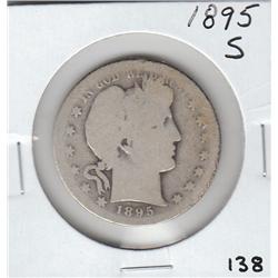 1895 S BARBER SILVER HALF