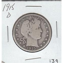 1915 D BARBER HALF