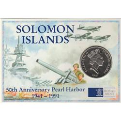 PEARL HARBOR COMMEMORATIVE $1 50TH ANNIVERSARY