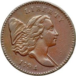 1794 C-5a R4+ Small Edge Letters VF25