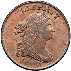 1800 C-1 R2 PCGS graded MS64 Red & Brown