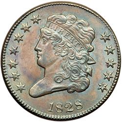 1828 C-2 R1 12-Star Obverse MS63