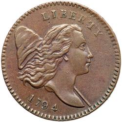 1794 C-5a R4+ Liberty Cap, Head Right EF45