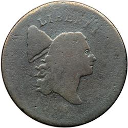 1795 C-6a R2 No Pole, Thin Planchet G5