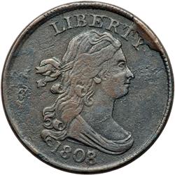 1808/7 C-2 Overdate 8 over 7 VG10