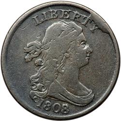 1808/7 C-2 Overdate 8 over 7 VG10+