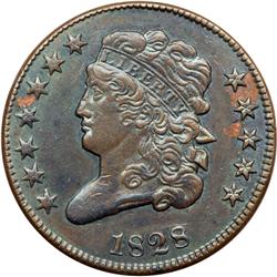 1828 C-2 R1 12-Star Obverse EF40