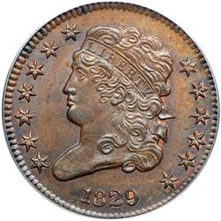 1829 C-1 R1 PCGS graded MS64+ Brown