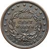 Image 2 : 1837 Half Cent Hard Times Token, Low-49 Rulau HT-73, R2