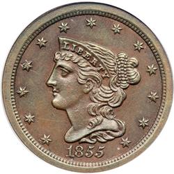 1855 C-1 Breen 1-A R6 (as a proof) PCGS graded Proof-6