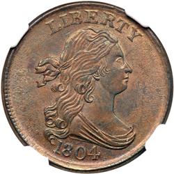 1804 C-10 R1 NGC graded MS64 Brown