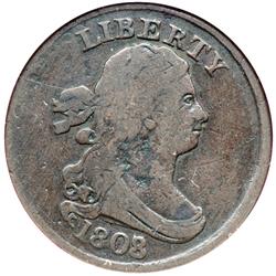 1808/7 C-2 R3 Overdate 8 over 7 ANACS graded VG10 detai