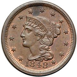 1848 N-3 R2 Repunched Date MS60