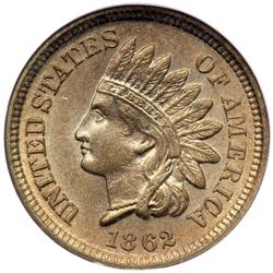 1862 Indian Head 1C NGC MS65