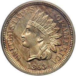1863 Indian Head 1C