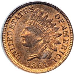 1864 Indian Head 1C. Bronze