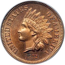 1872 Indian Head 1C