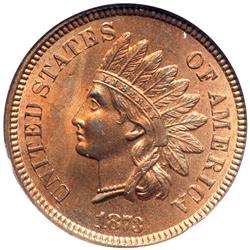 1873 Indian Head 1C. Open 3 NGC MS65