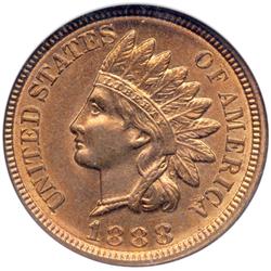 1888 Indian Head 1C NGC MS65 RD