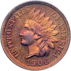 1906 Indian Head 1C PCGS PF66 RD