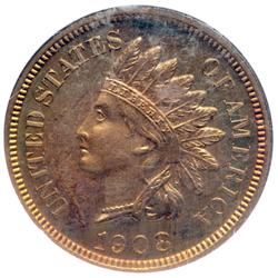 1908 Indian Head 1C NGC PF66 RD