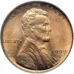1909-S Lincoln 1C. VDB