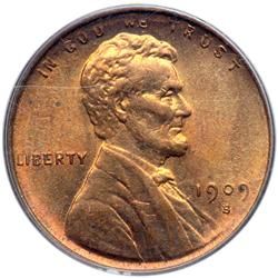 1909-S Lincoln 1C. VDB