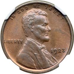1923-S Lincoln 1C NGC MS64