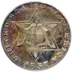 1857 Silver 3C